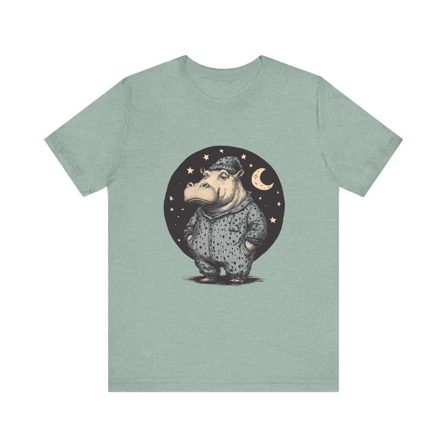 Sleepy Hippo Shirt, Funny Hippo Shirt, Cute Hippo Shirt - PopCultureByDesign36