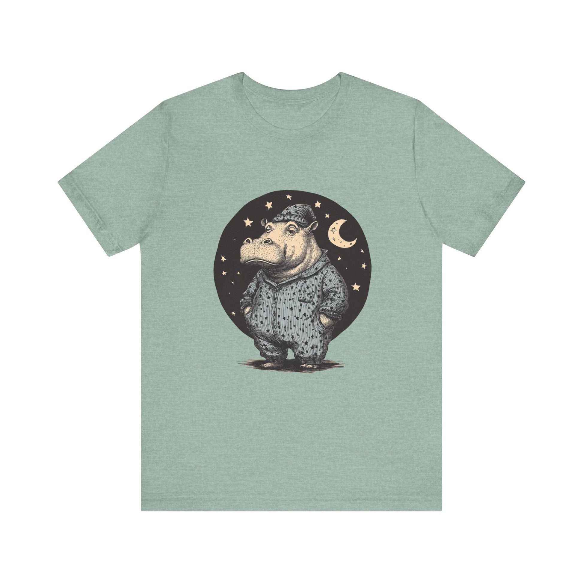 Sleepy Hippo Shirt, Funny Hippo Shirt, Cute Hippo Shirt - PopCultureByDesign36