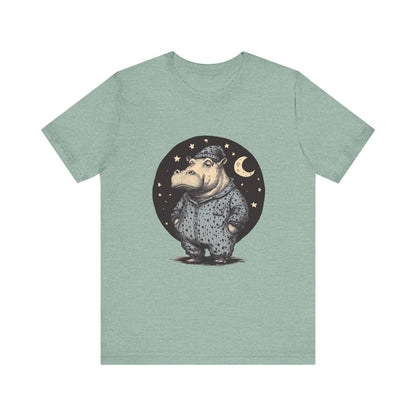 Sleepy Hippo Shirt, Funny Hippo Shirt, Cute Hippo Shirt - PopCultureByDesign36