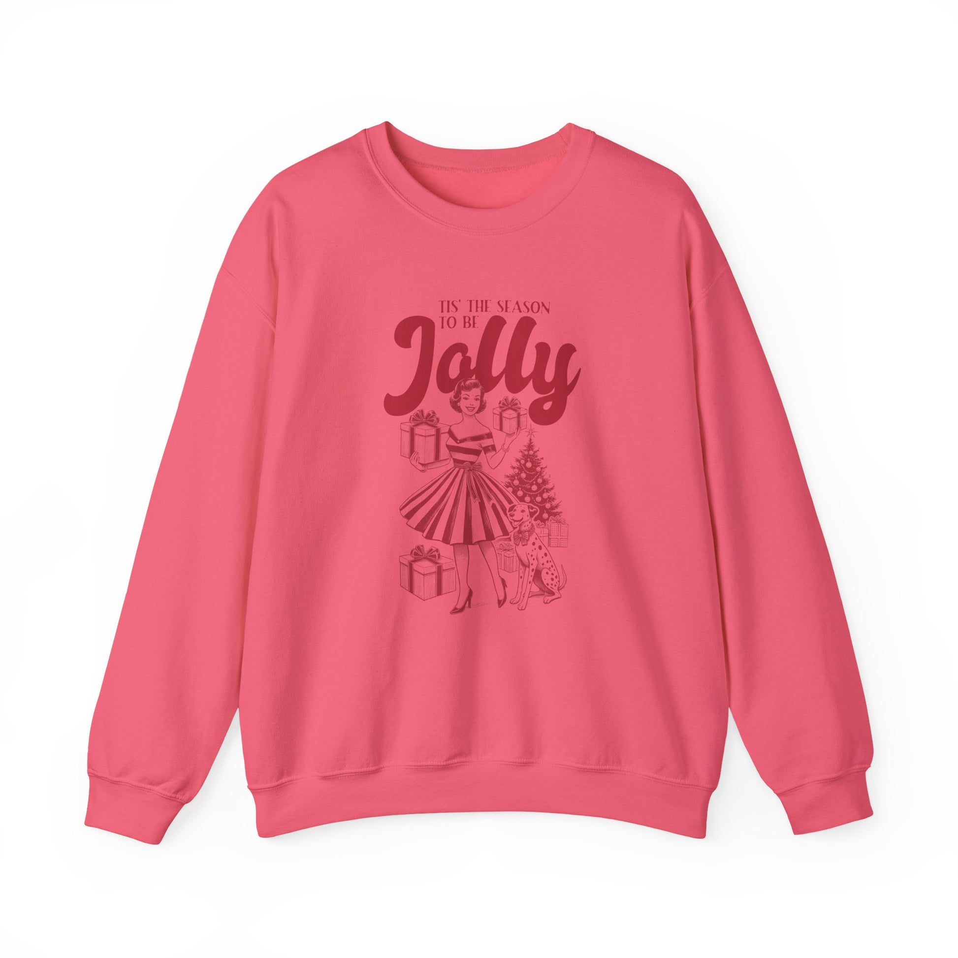 Christmas Sweatshirt, Pin Up Girl Christmas, Christmas Jolly - PopCultureByDesign36