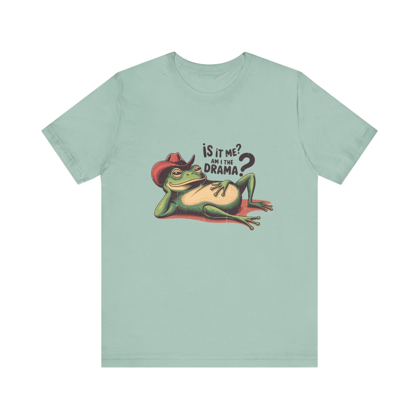 Am I The Drama Shirt, Funny Frog Joke T-Shirt, Meme Frog Shirt - PopCultureByDesign36