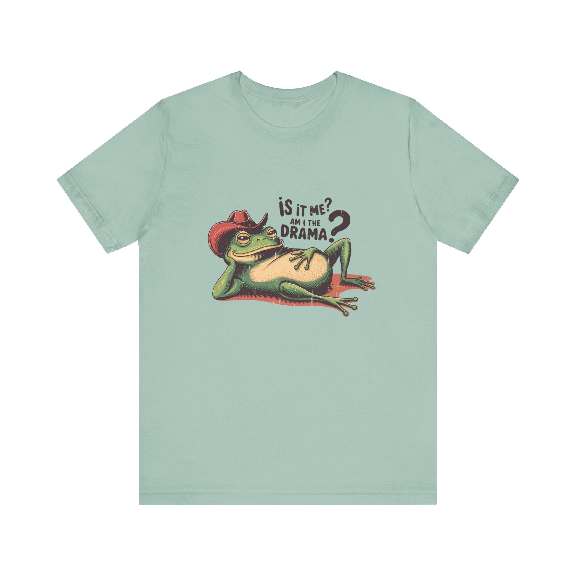 Am I The Drama Shirt, Funny Frog Joke T-Shirt, Meme Frog Shirt - PopCultureByDesign36