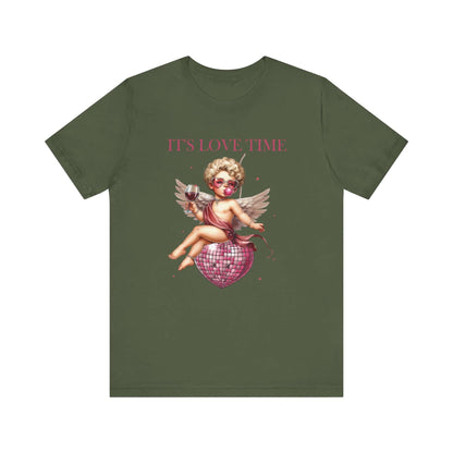 Its Love Time Shirt, Funny Cupid Shirt, Cupid Love Shirt, Vday Shirt - PopCultureByDesign36