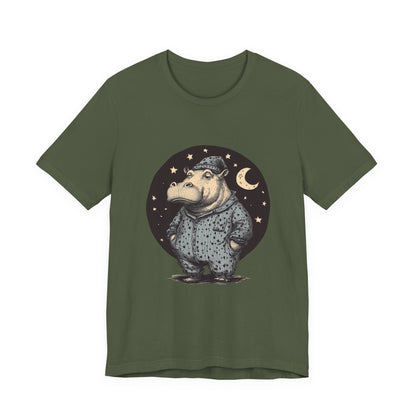 Sleepy Hippo Shirt, Funny Hippo Shirt, Cute Hippo Shirt - PopCultureByDesign36