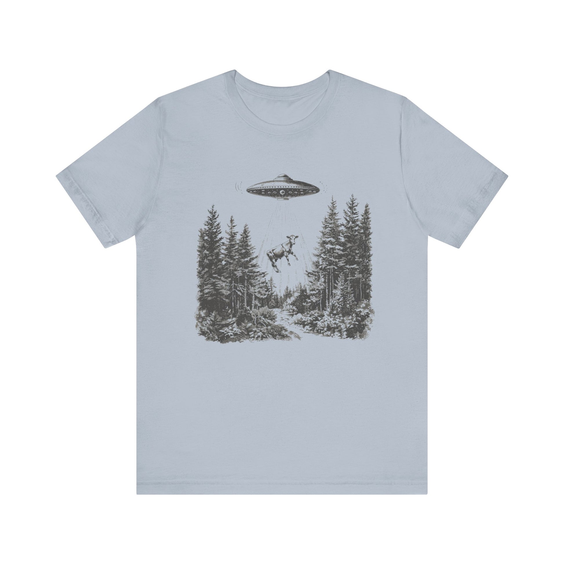 Ufo Cow Shirt, Retro T-Shirt, Vintage Cow Ufo TShirt, Ufo Graphic Tee - PopCultureByDesign36