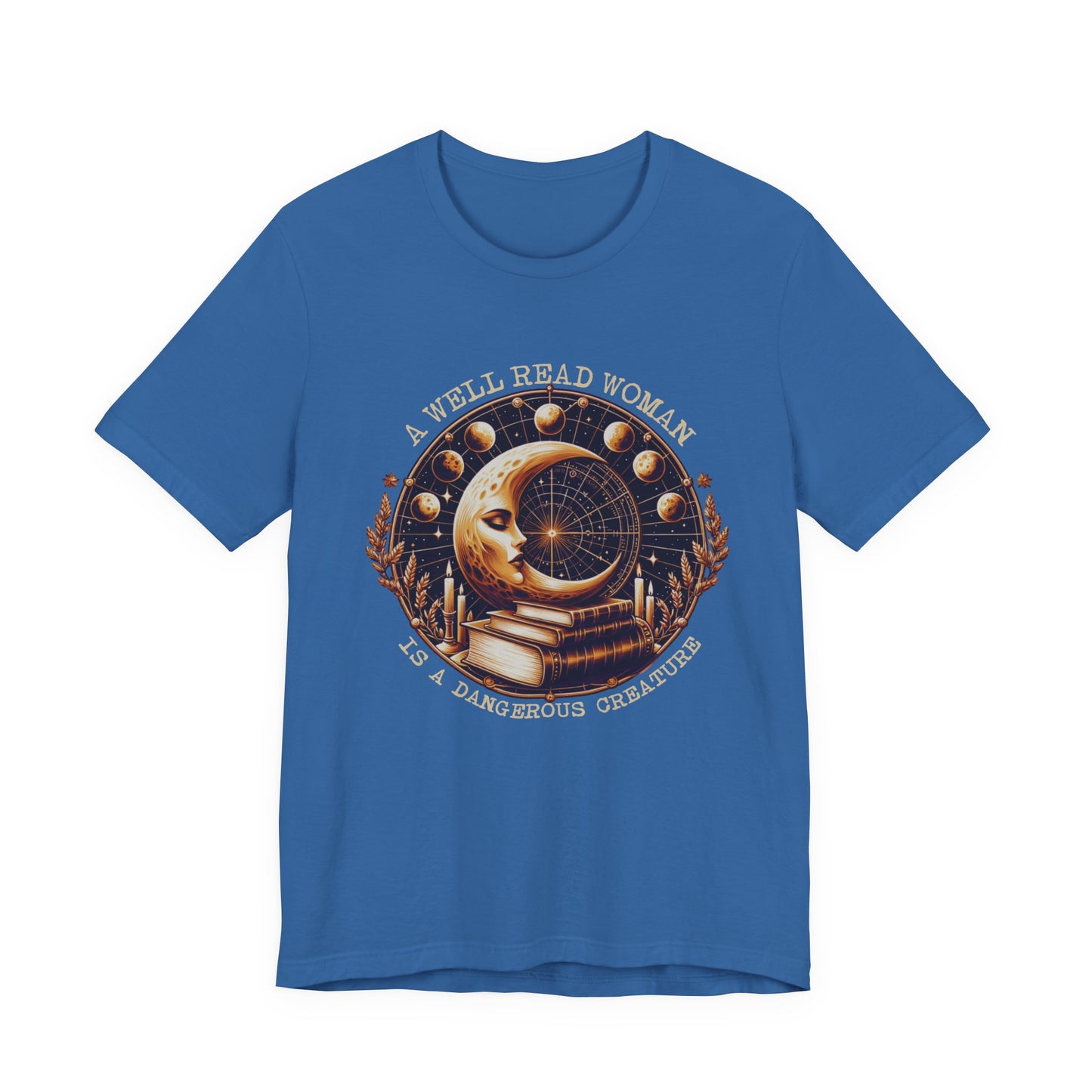 Reading Shirt, Librarian Shirt, Celestial Shirt, Book Lover Tee - PopCultureByDesign36