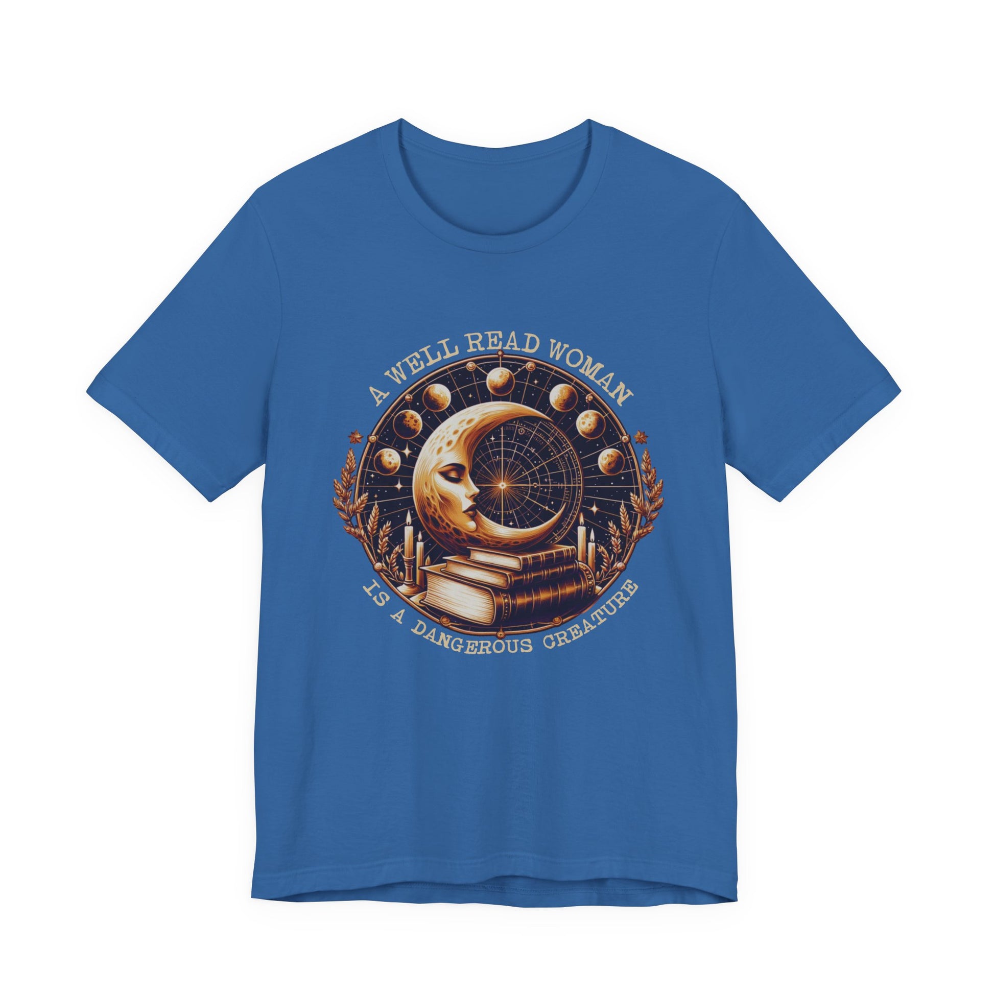 Reading Shirt, Librarian Shirt, Celestial Shirt, Book Lover Tee - PopCultureByDesign36