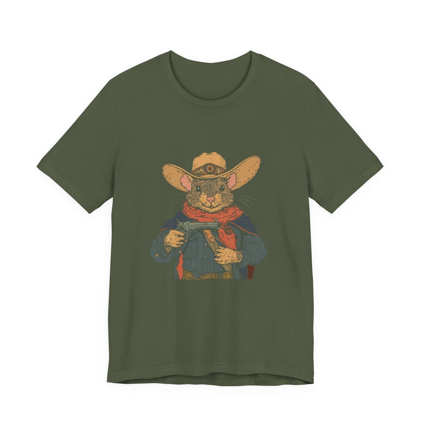 Funny Cowboy Mouse Shirt, Funny Rodent Shirt, Funny Mouse Shirt - PopCultureByDesign36