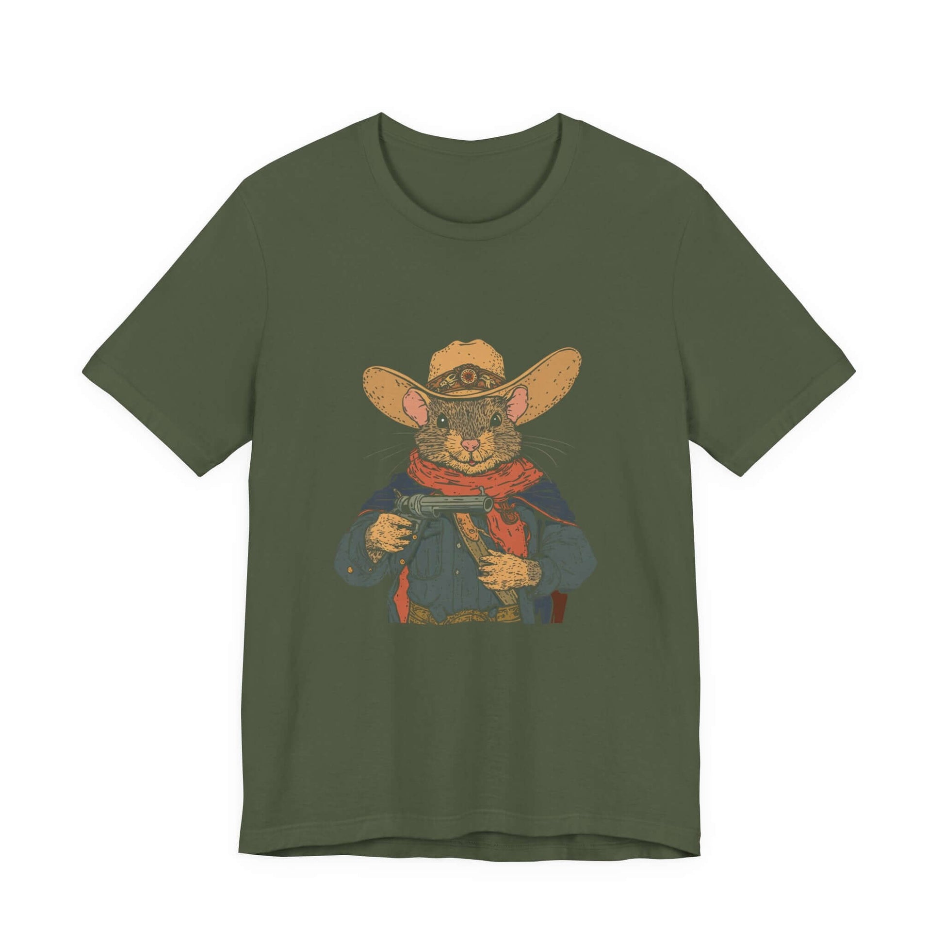 Funny Cowboy Mouse Shirt, Funny Rodent Shirt, Funny Mouse Shirt - PopCultureByDesign36