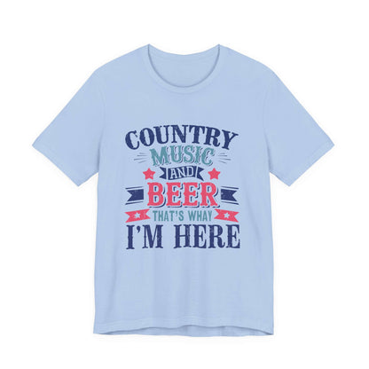 Country Music and Beer Shirt, Country Music Lover, Old Rodeo Shirt - PopCultureByDesign36