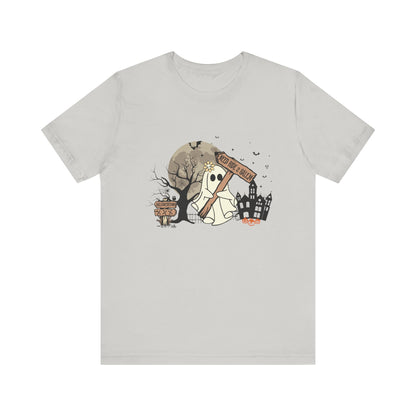 Funny Ghost Needing a Ride, Funny Ghost Shirt, Hitchhiking Ghost Shirt - PopCultureByDesign36