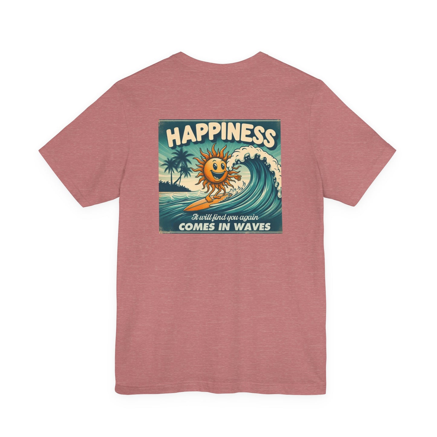 Happiness Comes In Waves shirt, Summer shirt, Surfing shirt, Surfer Gift - PopCultureByDesign36