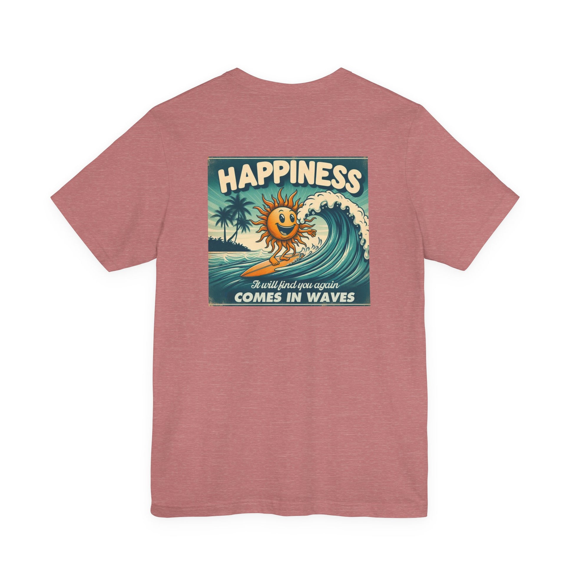 Happiness Comes In Waves shirt, Summer shirt, Surfing shirt, Surfer Gift - PopCultureByDesign36