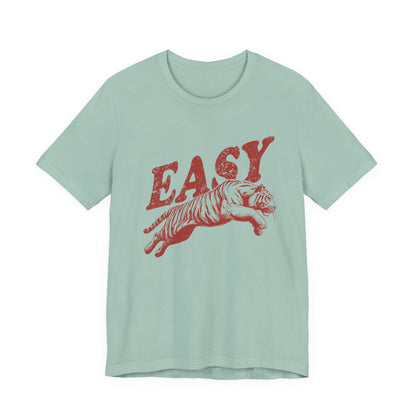 Easy Tiger Shirt, Retro Boho Tee, Hippie Clothes, Indie Shirt - PopCultureByDesign36