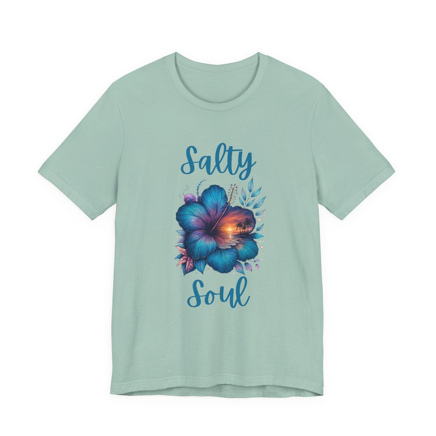 Summer Salty Soul T-shirt, Trendy Summer Shirt, Retro Summer T-shirt - PopCultureByDesign36