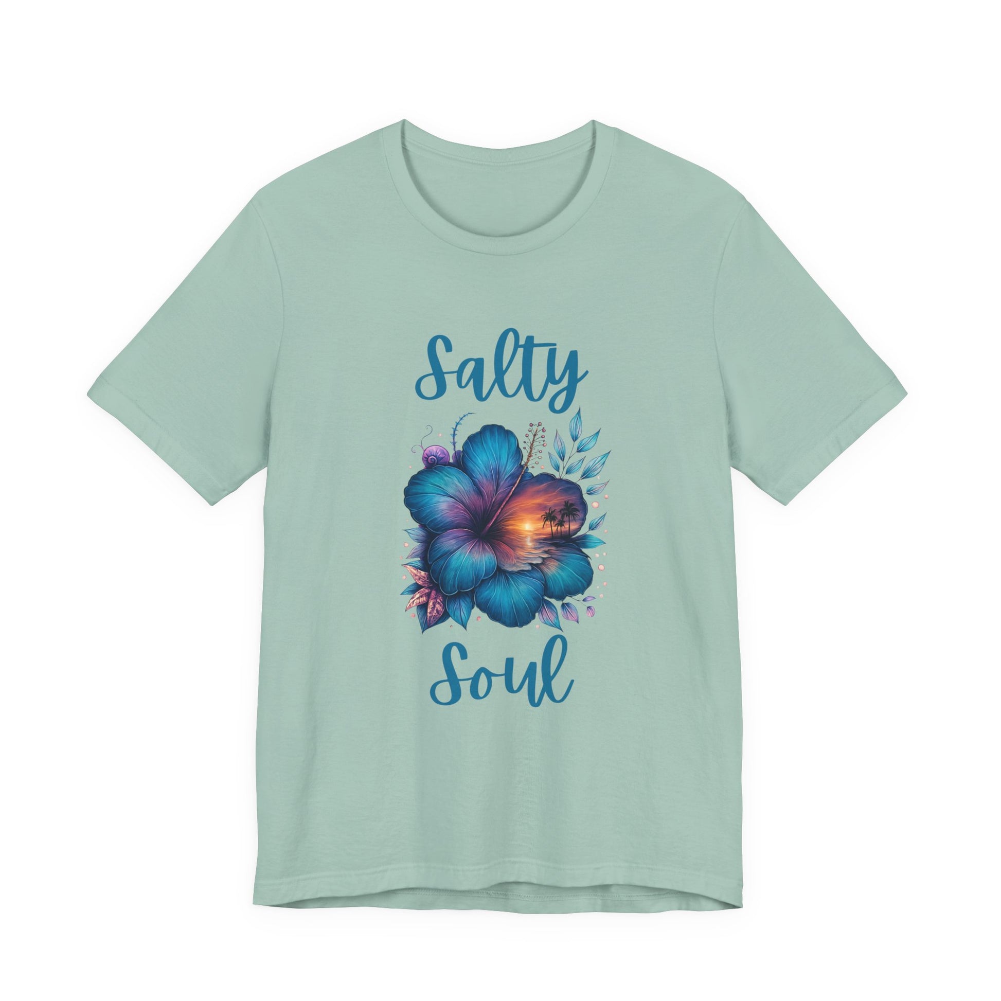 Summer Salty Soul T-shirt, Trendy Summer Shirt, Retro Summer T-shirt - PopCultureByDesign36