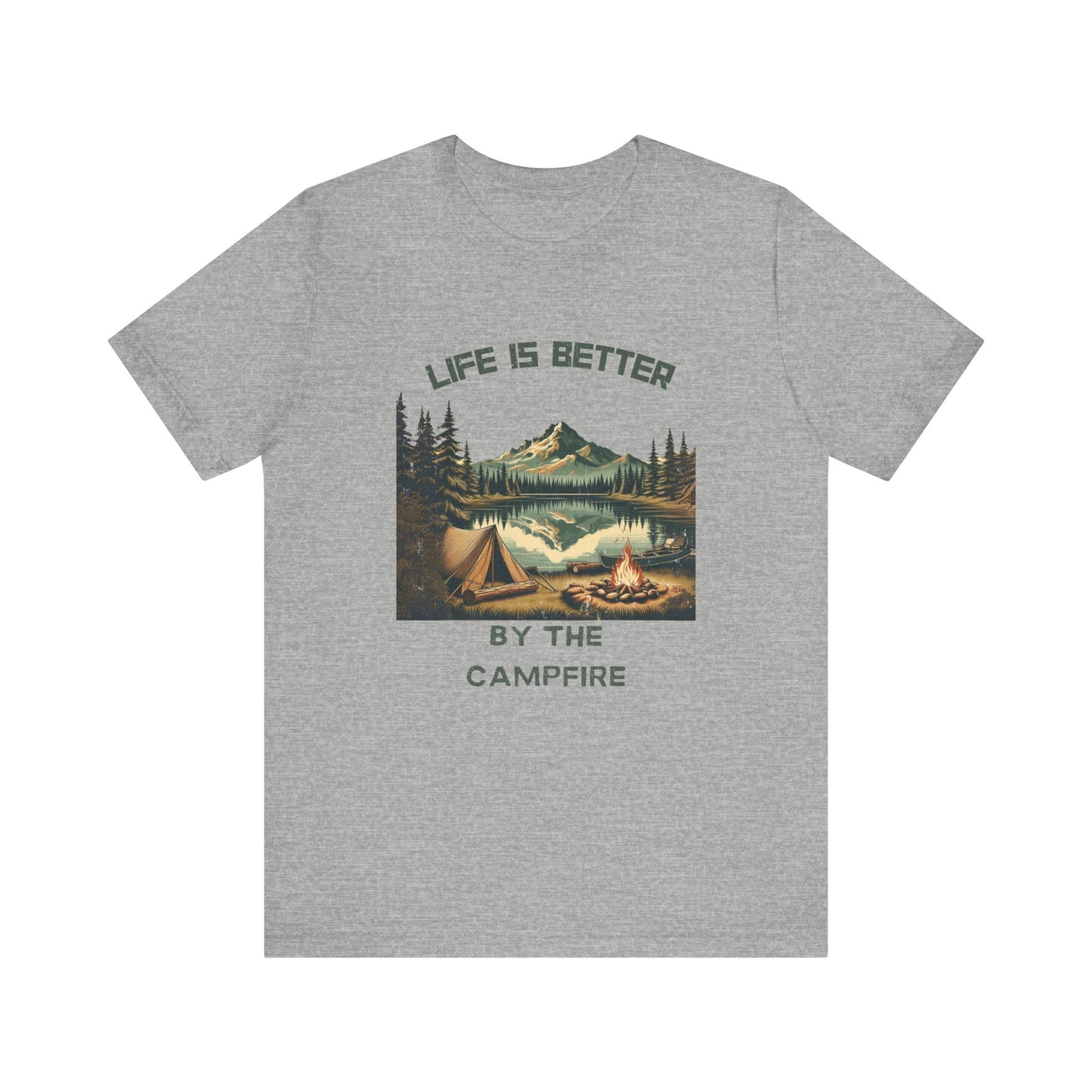 Camping by the lake, Camping shirt, Adventure shirt, Outdoor shirt - PopCultureByDesign36