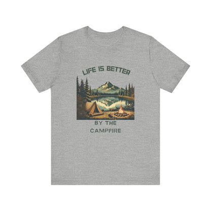 Camping by the lake, Camping shirt, Adventure shirt, Outdoor shirt - PopCultureByDesign36