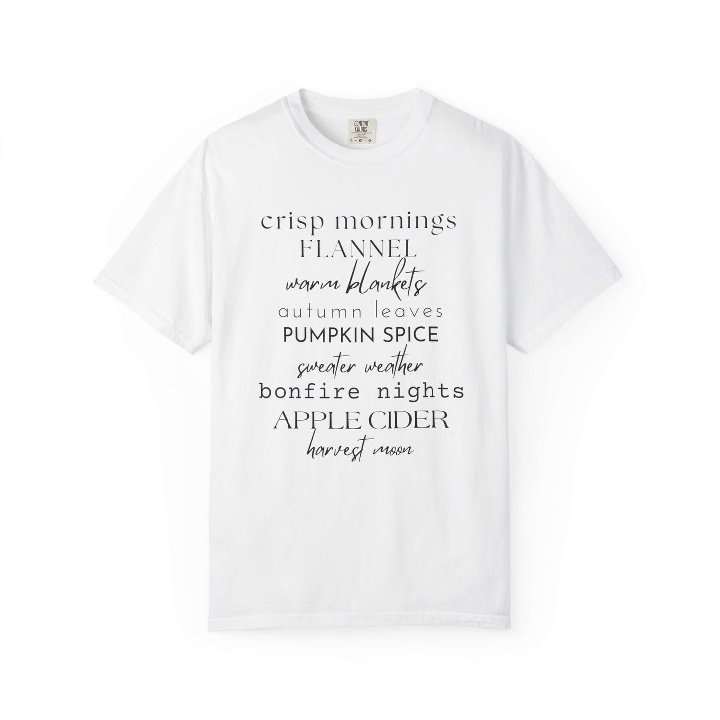 Cute Fall Comfort Colors® Shirt, Hello Fall Shirt, Fall Definition Shirt - PopCultureByDesign36