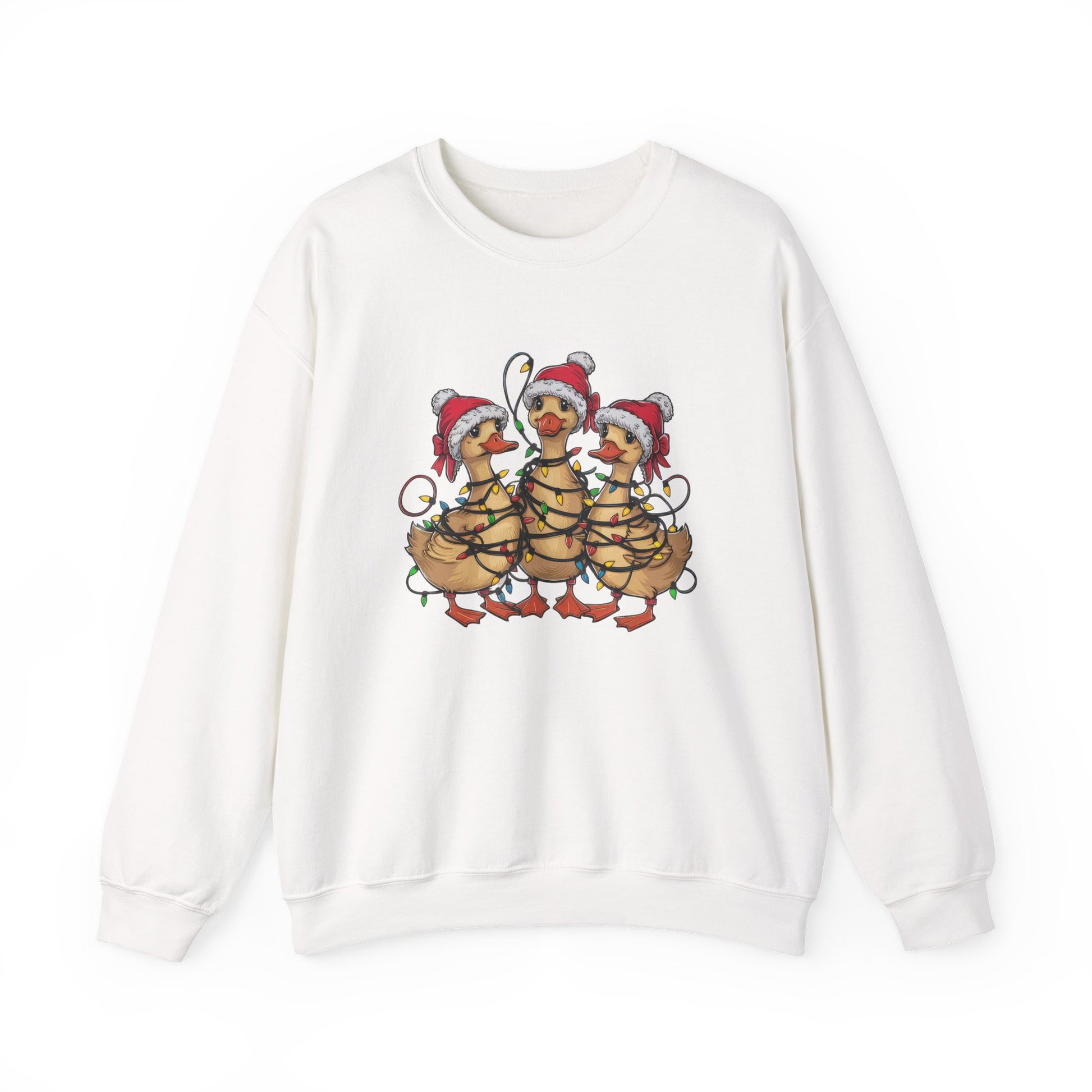 Christmas Ducks Sweatshirt, Funny Animals Christmas Sweatshirt - PopCultureByDesign36