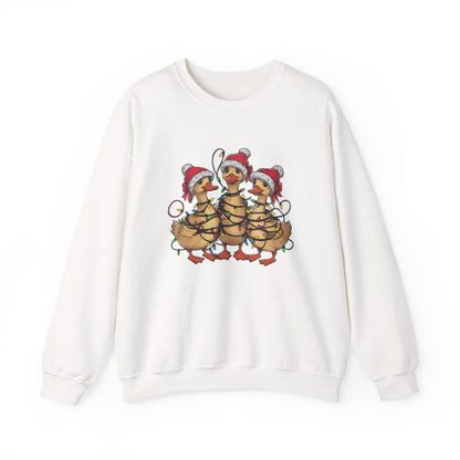 Christmas Ducks Sweatshirt, Funny Animals Christmas Sweatshirt - PopCultureByDesign36