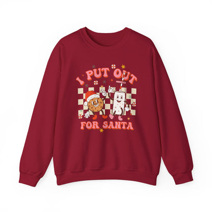 Put Out For Santa Sweatshirt, Funny Christmas Shirt, Funny Santa Sweatshirt - PopCultureByDesign36