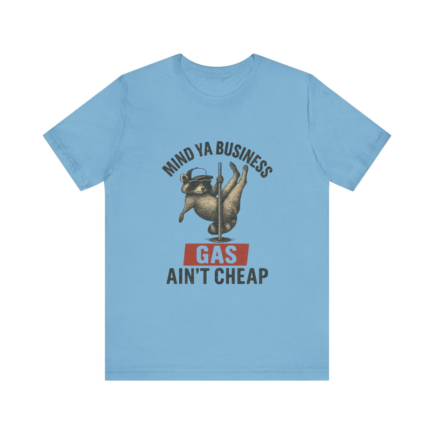 Funny Raccoon Pole Dancing Unisex Tee, Humorous Graphic Tee, - PopCultureByDesign36