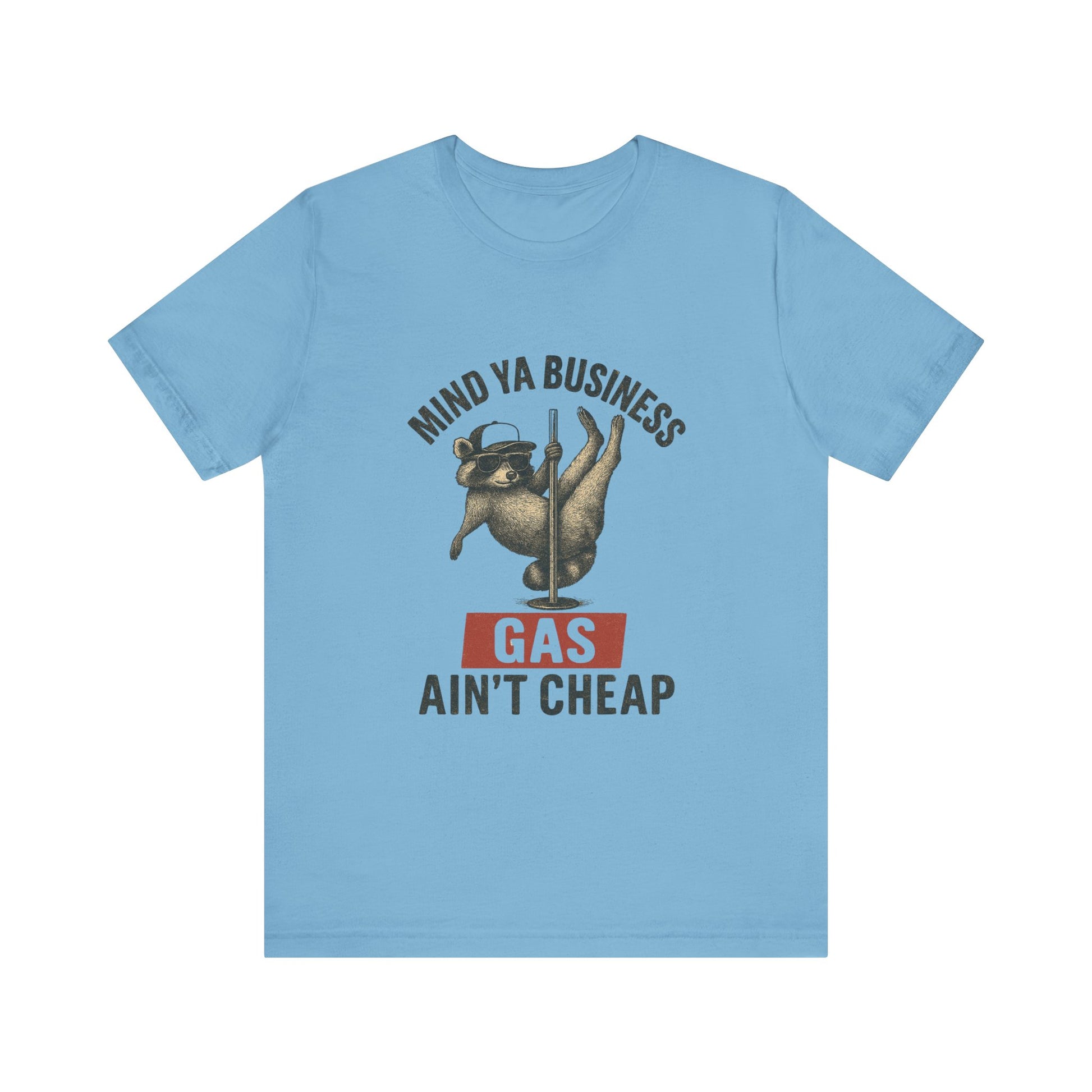 Funny Raccoon Pole Dancing Unisex Tee, Humorous Graphic Tee, - PopCultureByDesign36