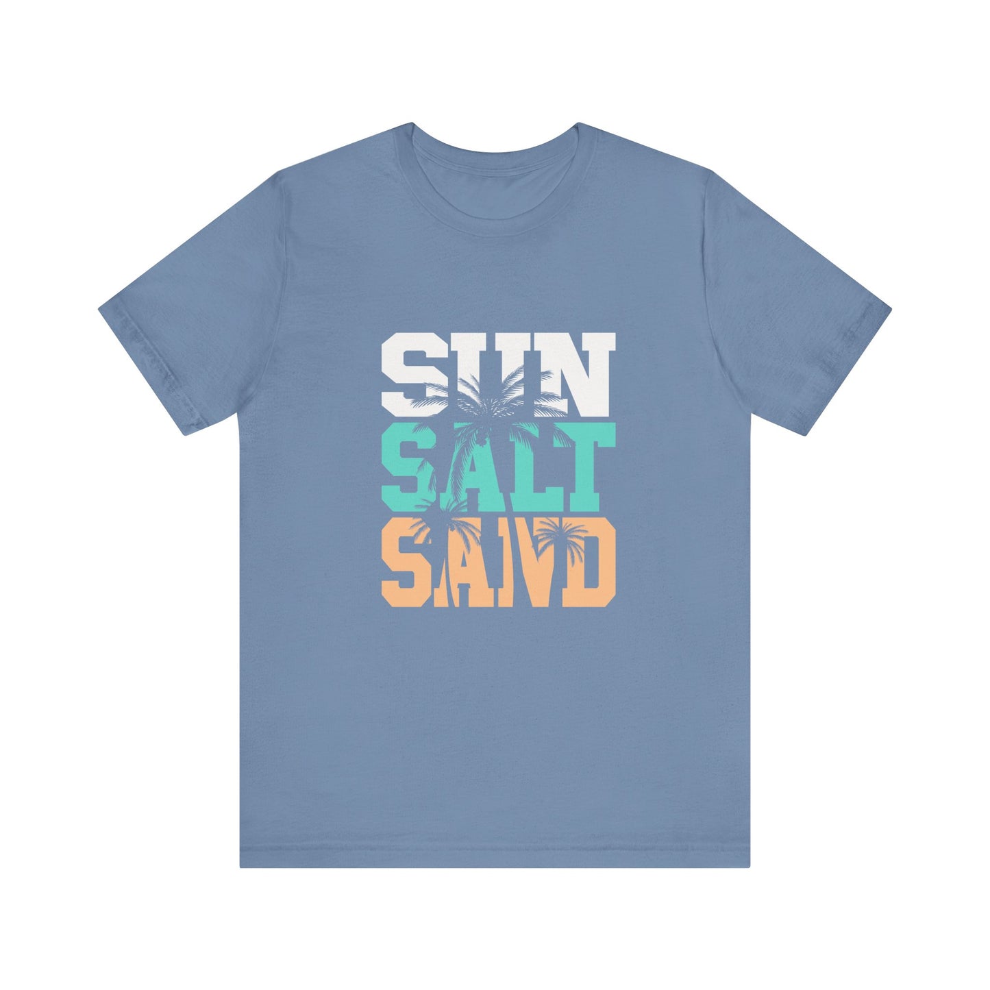 Sun Salt Sand Beach Shirt, Summer Ocean Vacation T-Shirt, Coastal Surf Lover Gift - PopCultureByDesign36