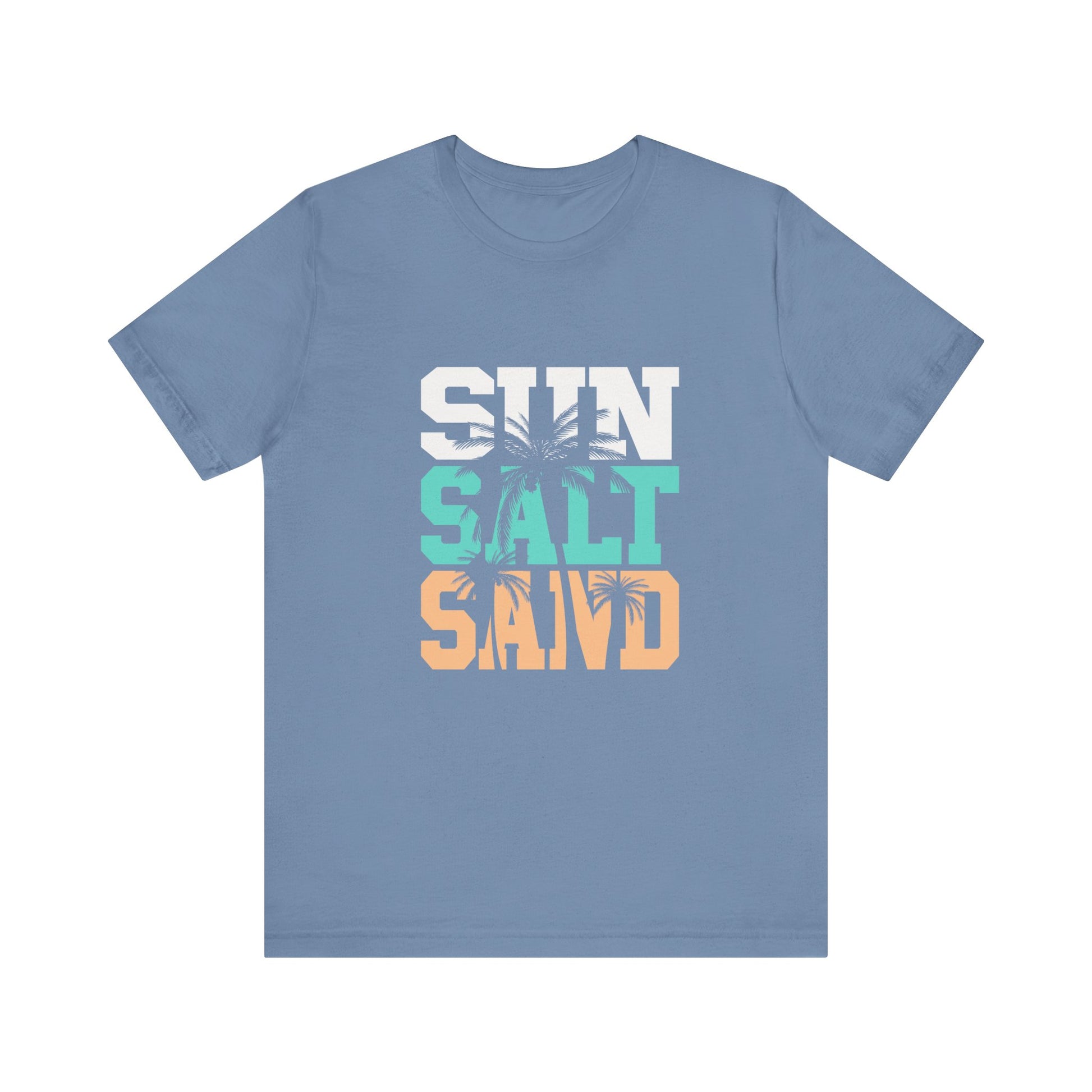 Sun Salt Sand Beach Shirt, Summer Ocean Vacation T-Shirt, Coastal Surf Lover Gift - PopCultureByDesign36