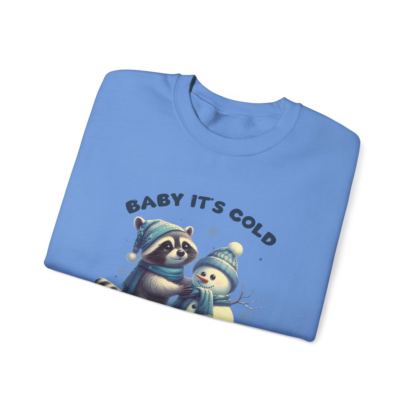 Baby Its Cold Outside Raccoon, Cute Christmas Raccoon, Winter Humor - PopCultureByDesign36