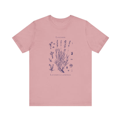 Retro Lavender Adult Shirt, Wildflowers Nature Shirt, Botanical Shirt - PopCultureByDesign36