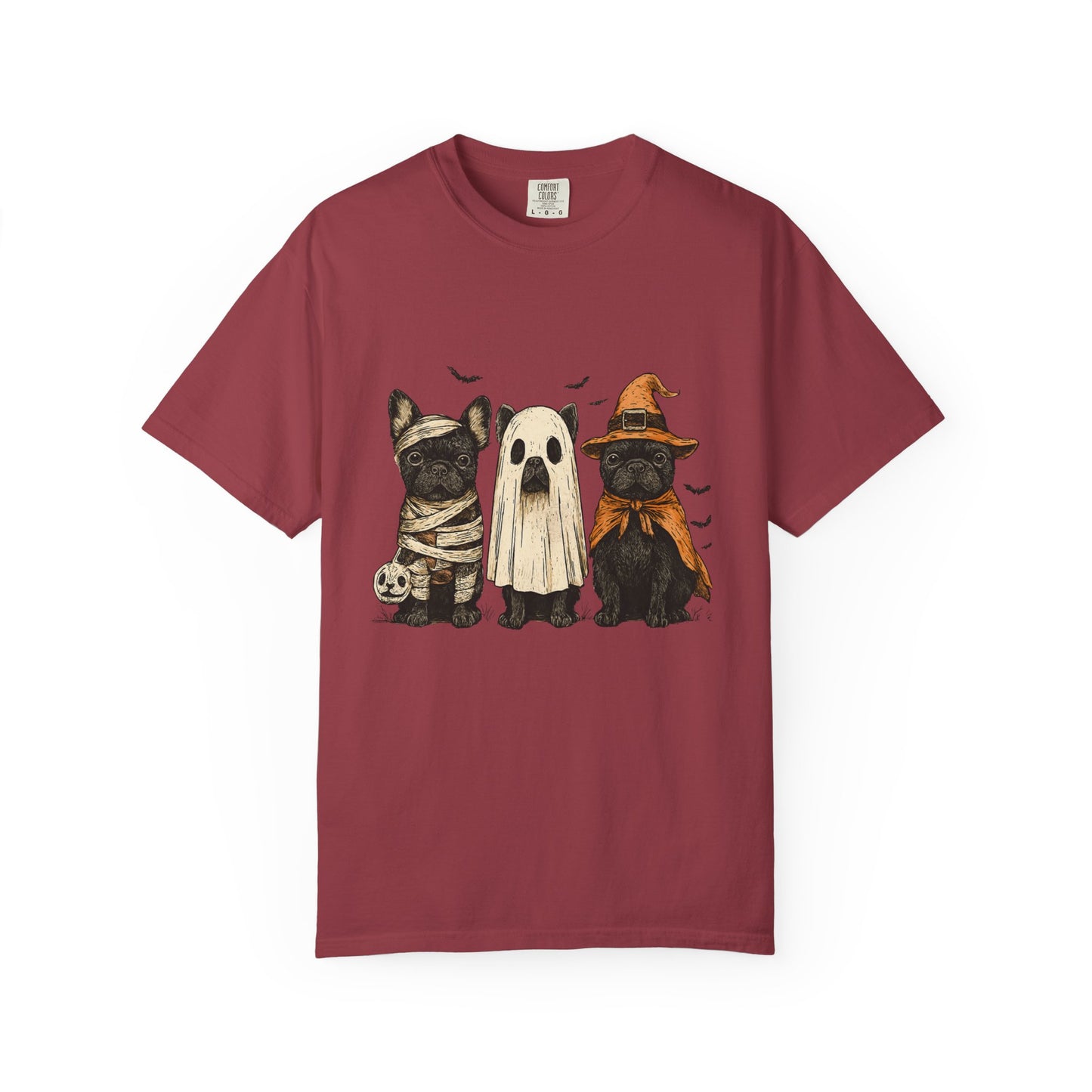 French Puppies Halloween T-shirt, Cute Frenchie Halloween, Dog Lover Shirt - PopCultureByDesign36