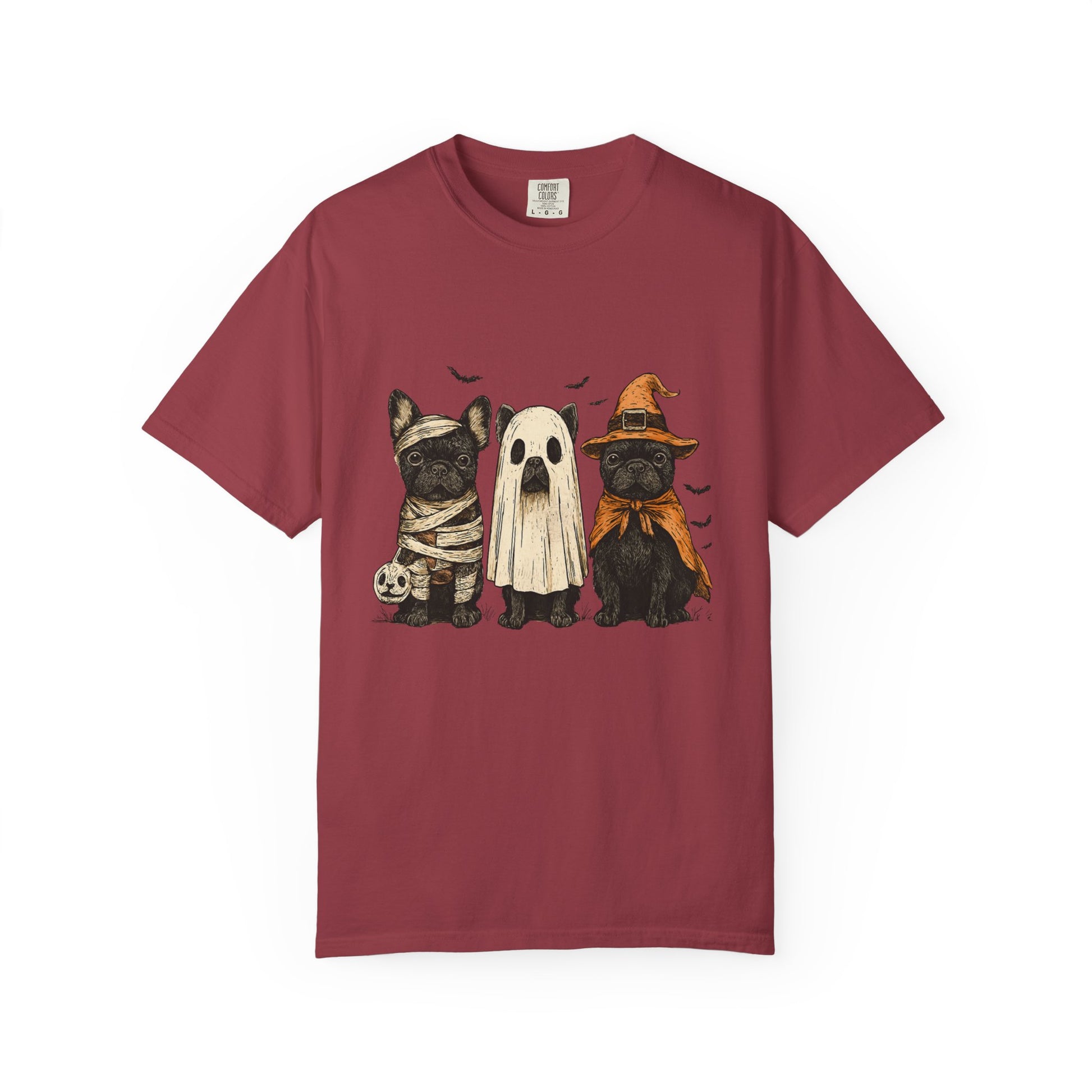 French Puppies Halloween T-shirt, Cute Frenchie Halloween, Dog Lover Shirt - PopCultureByDesign36