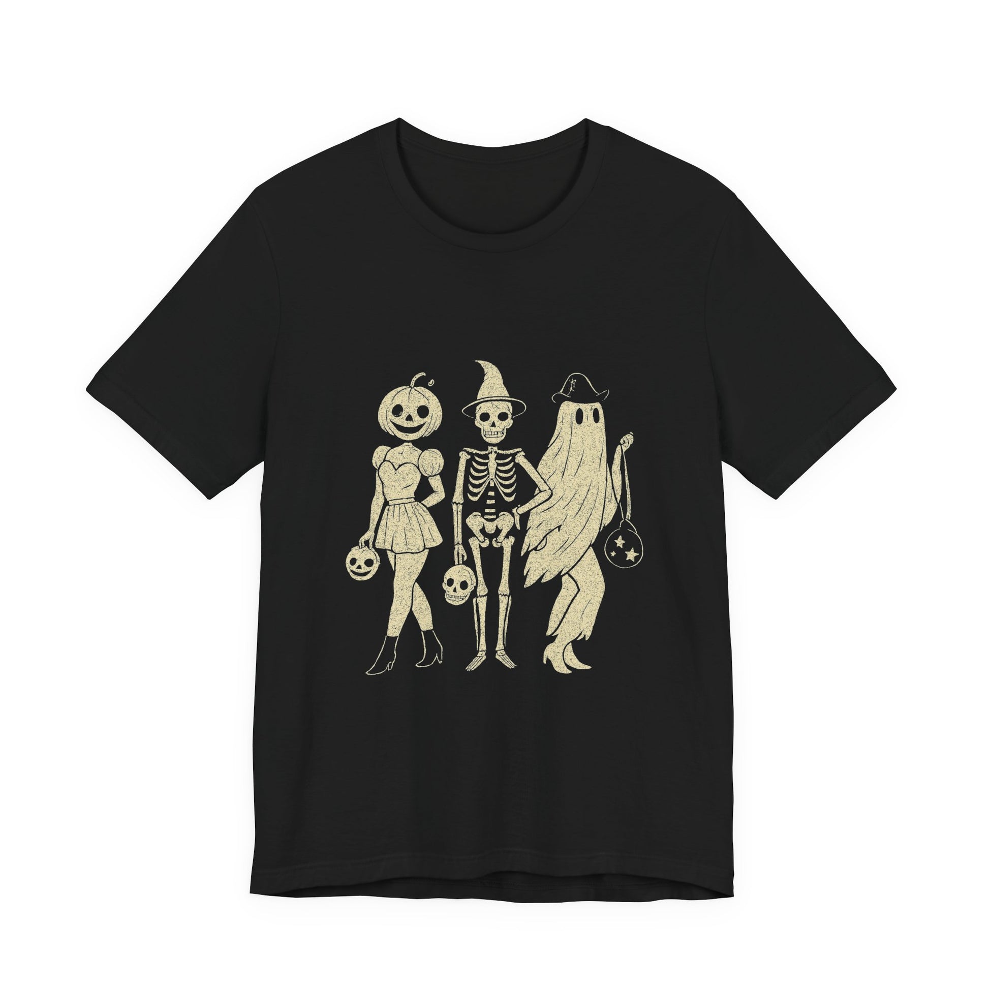 Dancing Skeleton Halloween Shirt, Spooky Season Skeleton Tee, Cute Skeleton Tee - PopCultureByDesign36
