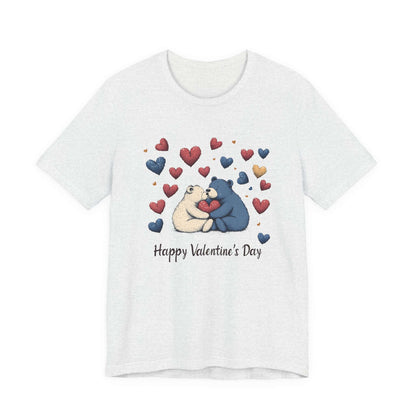 Bear Valentine Shirt, Cute Bear Shirt, Teddy Bear Shirt, Heart Valentine Shirt - PopCultureByDesign36