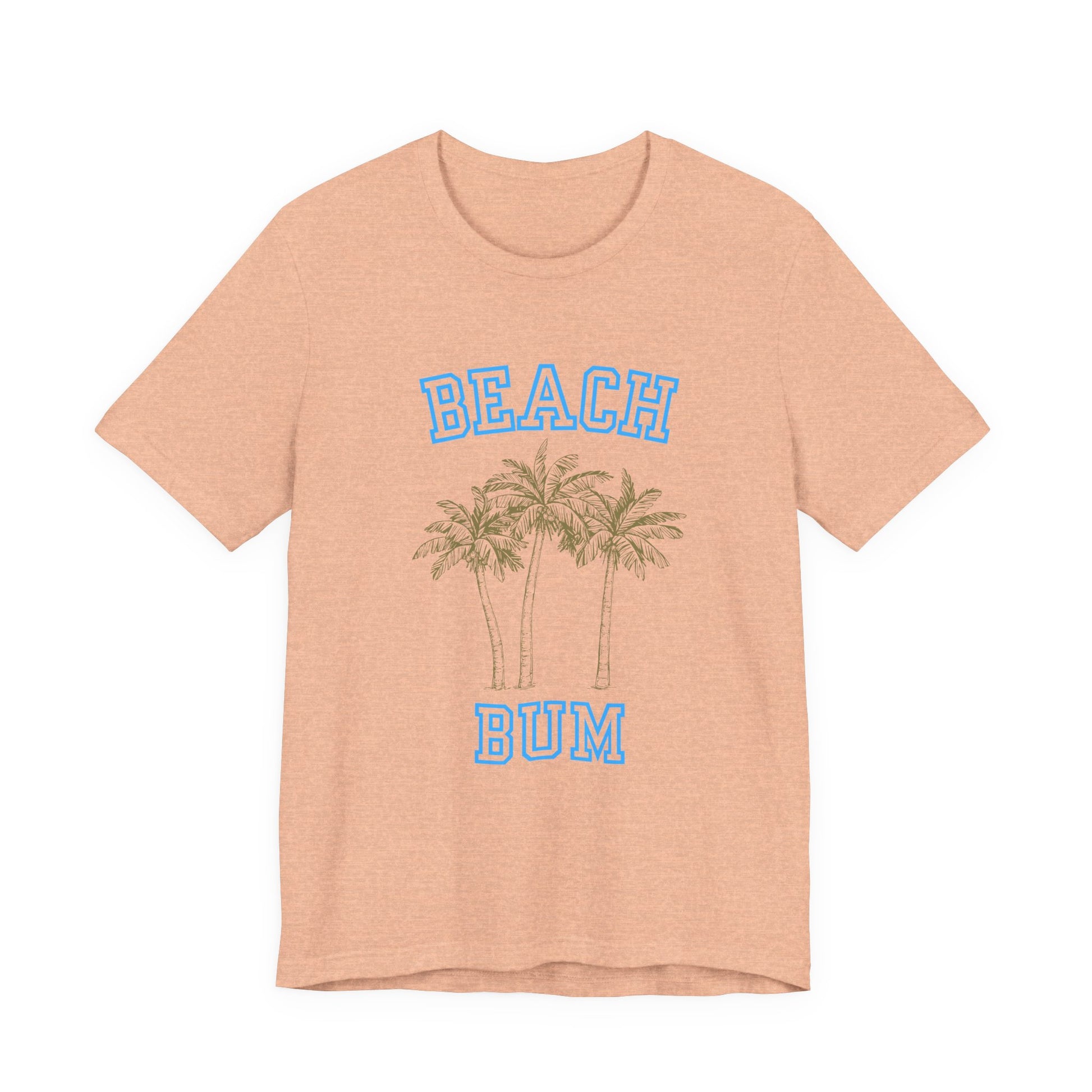 Beach Bum Palm Tree Shirt, Tropical Island Vacation Clothing, Palm Tree Lover Gift - PopCultureByDesign36
