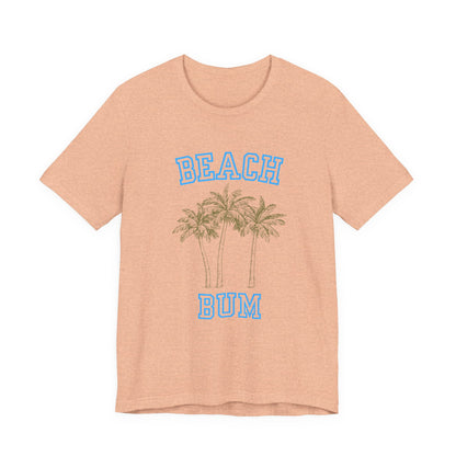 Beach Bum Palm Tree Shirt, Tropical Island Vacation Clothing, Palm Tree Lover Gift - PopCultureByDesign36