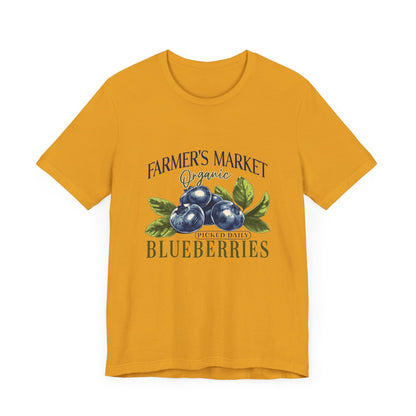 Fruit Farm Shirt, Blueberry Shirt, Cottagecore Berry Tshirt, Summer Fruit Shirt - PopCultureByDesign36