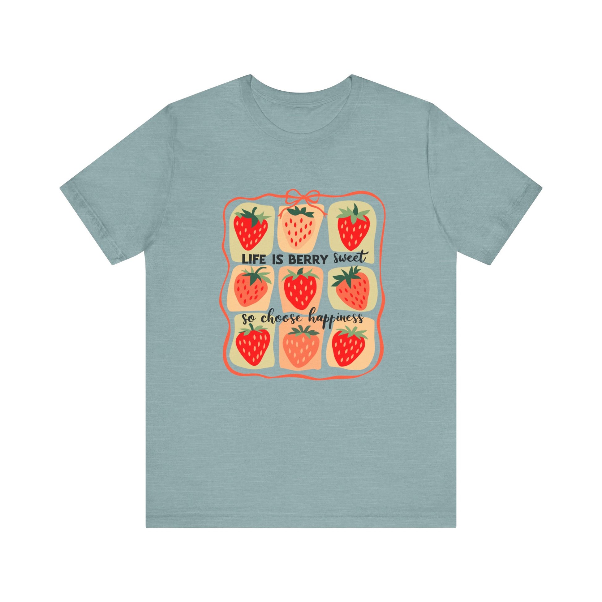 Life is Sweet TShirt, Strawberry Positive Vibe Tee, Kindness Berry Shirt - PopCultureByDesign36