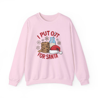 I Put Out For Santa Sweatshirt, Funny Christmas Shirt, Funny Santa Shirt - PopCultureByDesign36