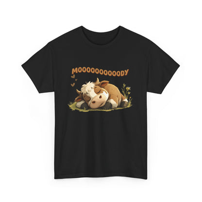 Mooooody shirt, Moody shirt, Funny Cow shirt, Cow shirt - PopCultureByDesign36