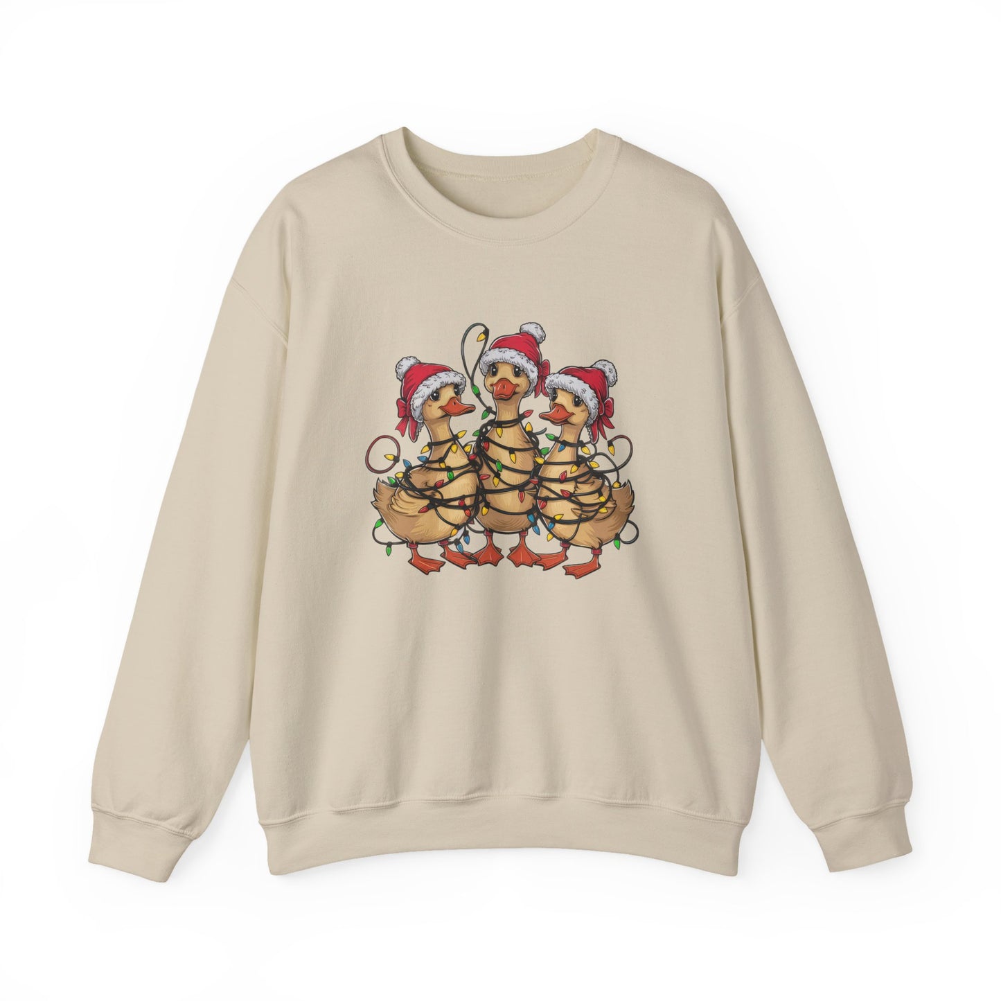 Christmas Ducks Sweatshirt, Funny Animals Christmas Sweatshirt - PopCultureByDesign36