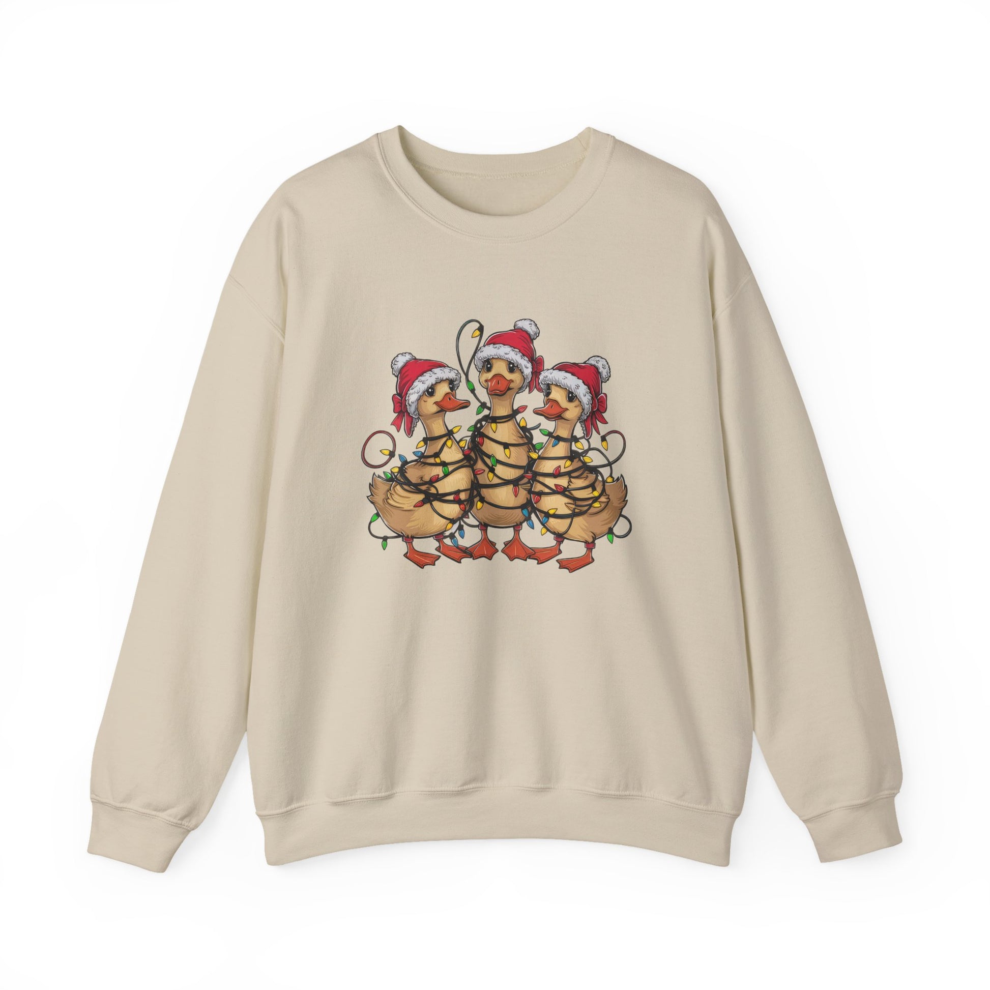 Christmas Ducks Sweatshirt, Funny Animals Christmas Sweatshirt - PopCultureByDesign36