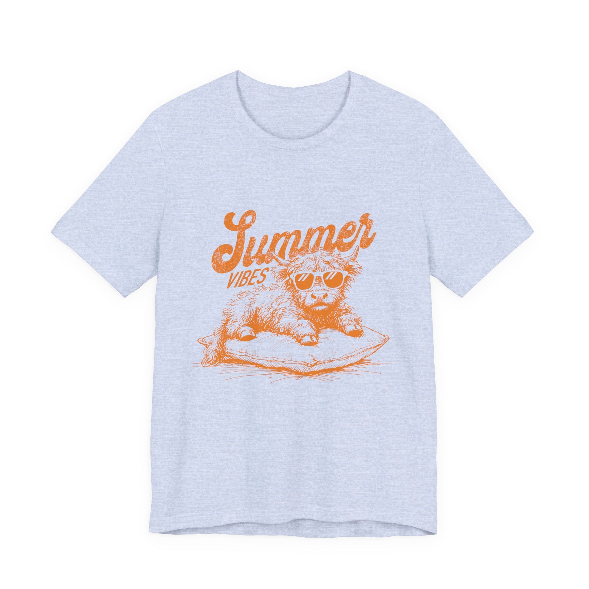 Summer Vibes Highland Cow Shirt, Western Shirt, Cow Shirt - PopCultureByDesign36