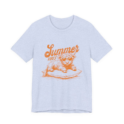 Summer Vibes Highland Cow Shirt, Western Shirt, Cow Shirt - PopCultureByDesign36