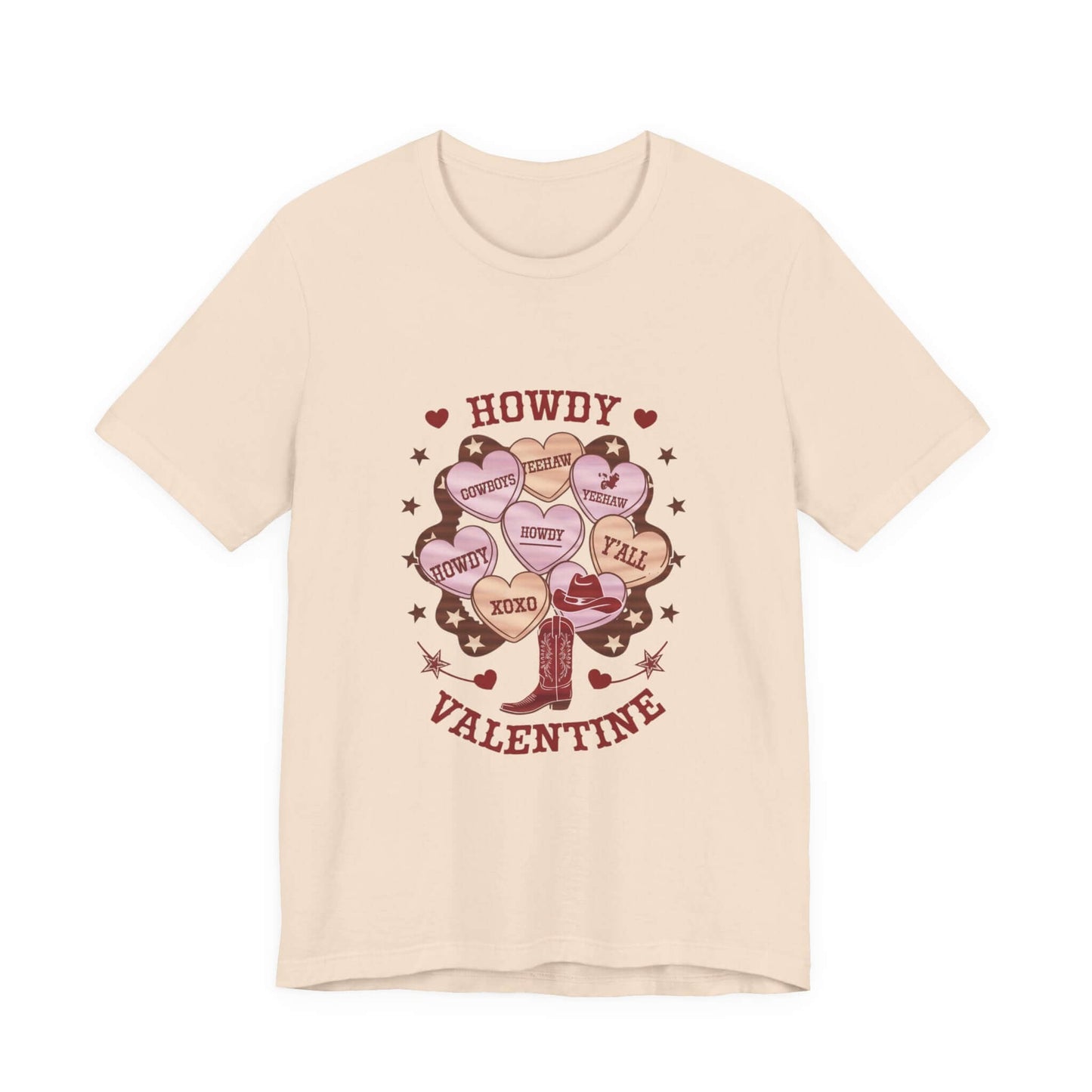 Candy Heart Shirt, Valentine's Day Gift, Country Conversation Hearts Shirt - PopCultureByDesign36