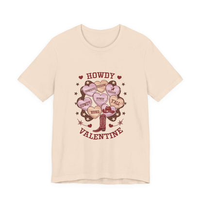 Candy Heart Shirt, Valentine's Day Gift, Country Conversation Hearts Shirt - PopCultureByDesign36