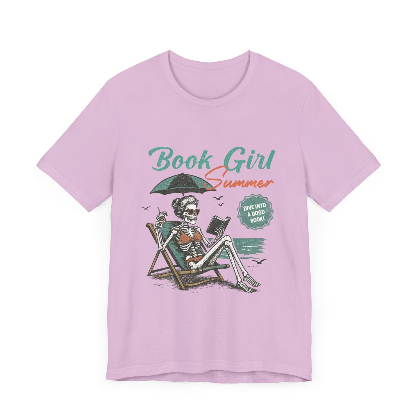 Book Girl Summer Shirt, Reading Lover Tee, Literary Bookworm Top - PopCultureByDesign36