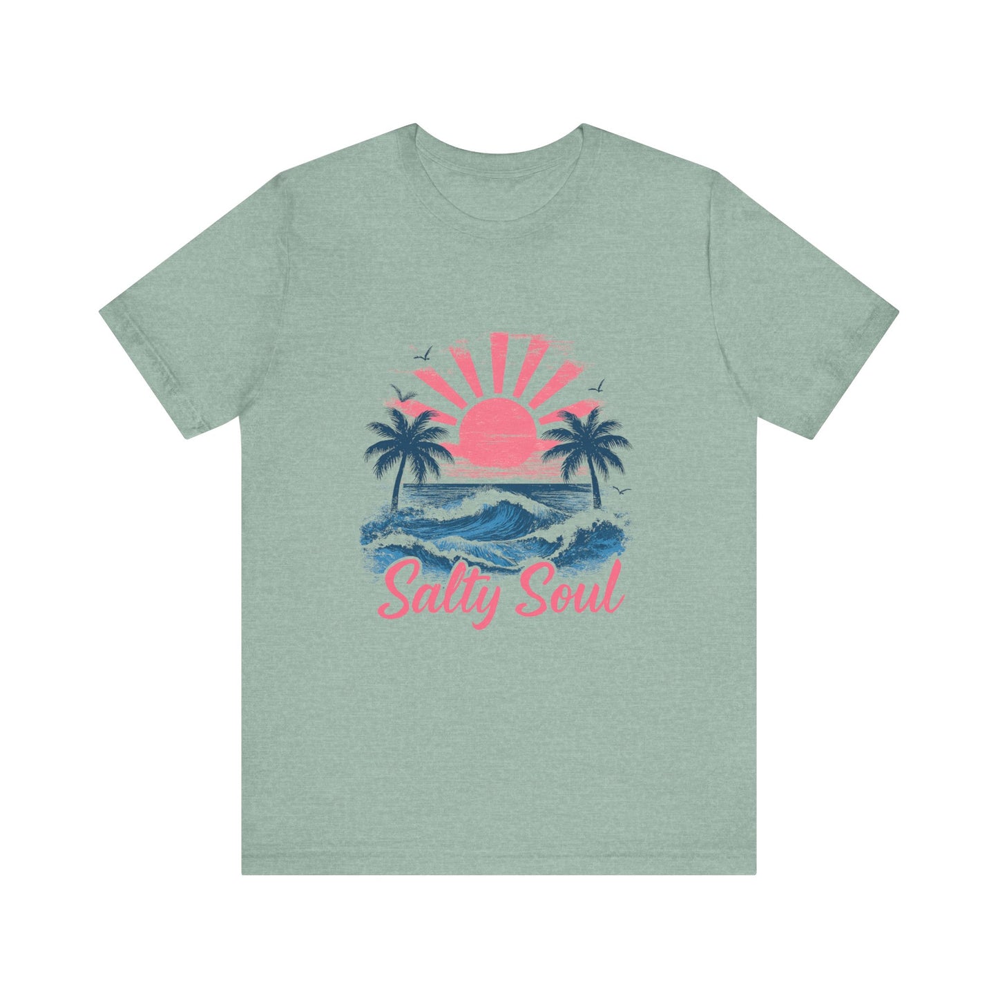 Retro Salty Soul Shirt, Summer Salty Soul T-shirt, Trendy Summer Shirt - PopCultureByDesign36